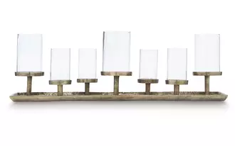 Ashley wallmond candle holder in antique brass finish