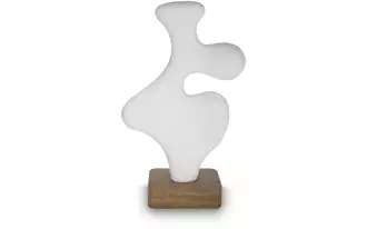 Ashley lavarsen sculpture in white/brown