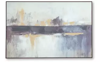 Ashley gatesford wall art in blue/white/tan