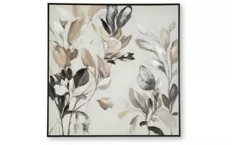 Ashley trulow wall art in tan/brown/black