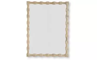 Ashley acelmore accent mirror in light brown