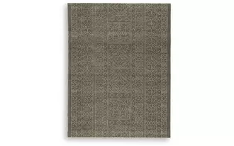 Ashley merrittman large rug in brown/ivory