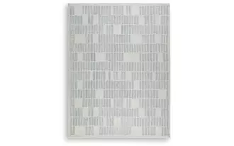 Ashley dylanton large rug in ivory/blue