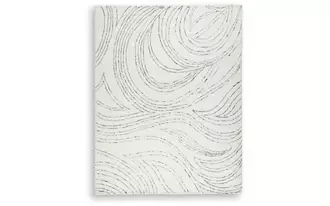 Ashley deenbury large rug in ivory/green/brown