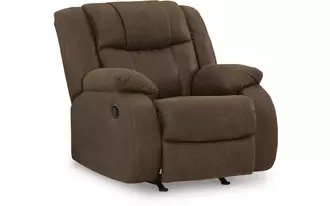 Ashley summerly rocker recliner in walnut