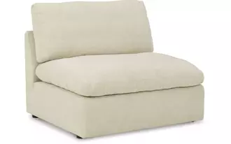 Ashley tanavi armless chair in linen