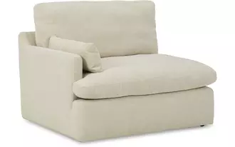 Ashley tanavi laf corner chair in linen