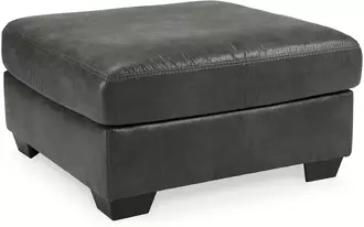 Ashley fallston oversized accent ottoman in slate