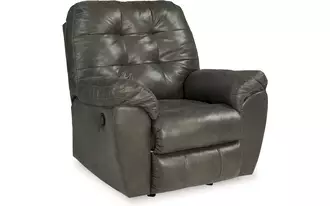 Ashley fallston rocker recliner in slate