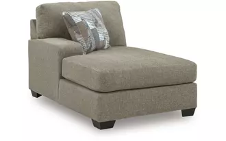 Ashley newellen laf corner chaise in hemp