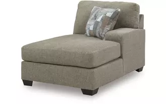 Ashley newellen raf corner chaise in hemp