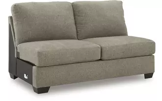 Ashley newellen armless loveseat in hemp