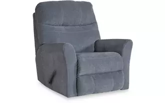 Ashley marleton rocker recliner in denim