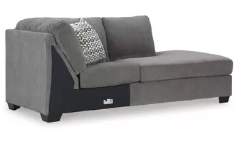 Ashley riverfield raf corner chaise in iron