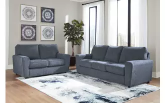 Ashley twin harbor loveseat in ink