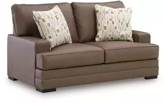 Ashley villacourt loveseat in caramel