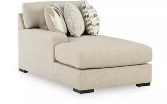 Ashley laurelgrove laf corner chaise in pebble