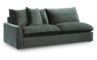 Ashley carriage view laf sofa in jade