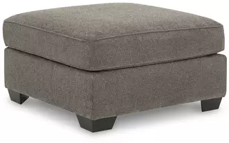 Ashley nordale oversized accent ottoman in gray