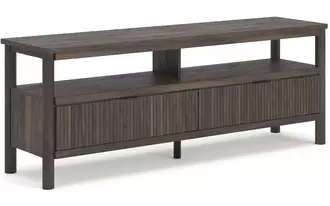 Ashley cadmori extra large tv stand in brown