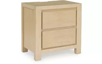 Ashley whittgate two drawer night stand in light brown
