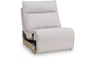 Ashley  pwr armless rec w/adj headrest in 