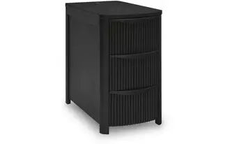 Ashley camdill chair side end table in black
