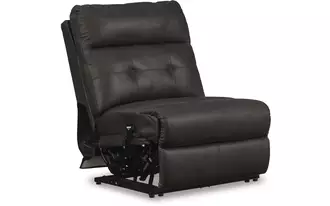 Ashley mackie pike pwr armless rec w/adj headrest in storm