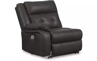 Ashley mackie pike laf zero wall power recliner in storm