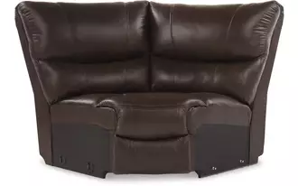 Ashley family circle wedge in dark brown