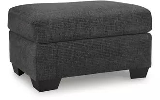 Ashley loreo ottoman in ebony