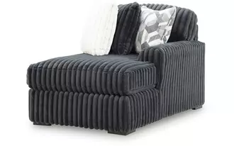Ashley midnight-madness raf corner chaise in gunmetal