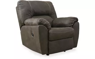 Ashley minneola rocker recliner in canyon