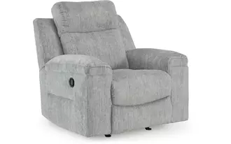 Ashley buntington rocker recliner in pewter