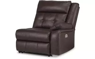 Ashley punch up raf zero wall power recliner in walnut