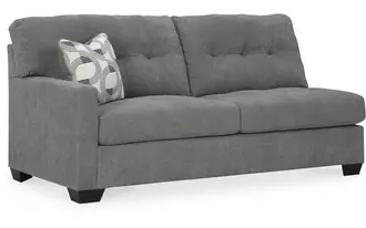 Ashley highland falls laf sofa in gray
