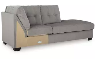 Ashley lanelly raf corner chaise in alloy