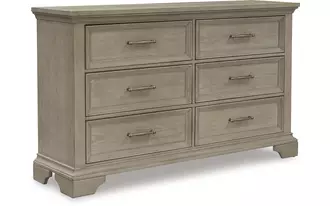 Ashley vallardia dresser in light grayish brown