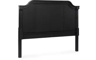 Ashley welltern queen panel headboard in black