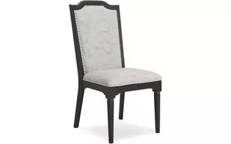 Ashley welltern dining uph side chair (2/cn) in black