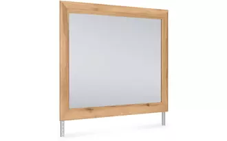 bedroom mirror aleaport warm brown