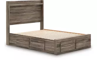 Ashley elbrim full storage footboard in brown