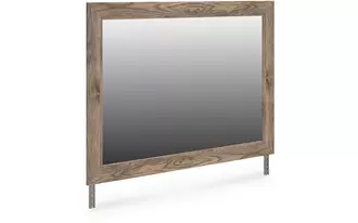 bedroom mirror rusticott brown