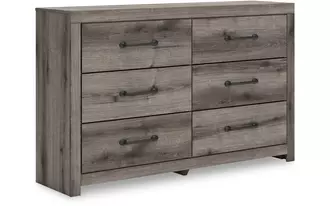 six drawer dresser graystorm brown gray