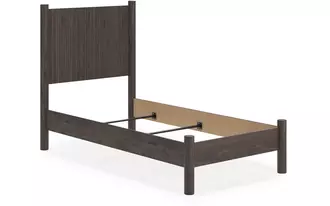 Ashley pamytta twin panel headboard in brown