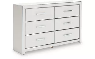 six drawer dresser zuraleus white