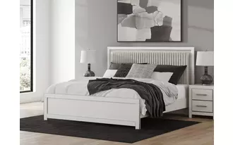 Ashley zuraleus king panel footboard in white