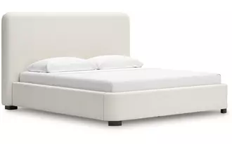 king upholstered bed brintstreet beige