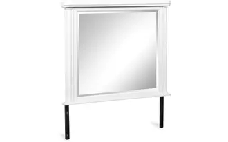 bedroom mirror rowlenstown antique white