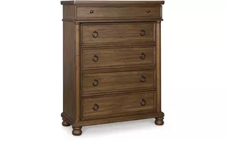 five drawer chest rowlenstown brown